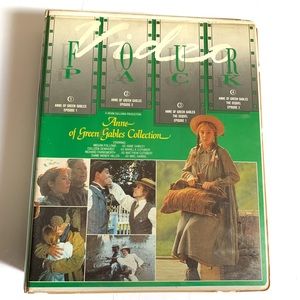 Anne of Green Gables 4 VHS Video Pack Collection Complete Box Set